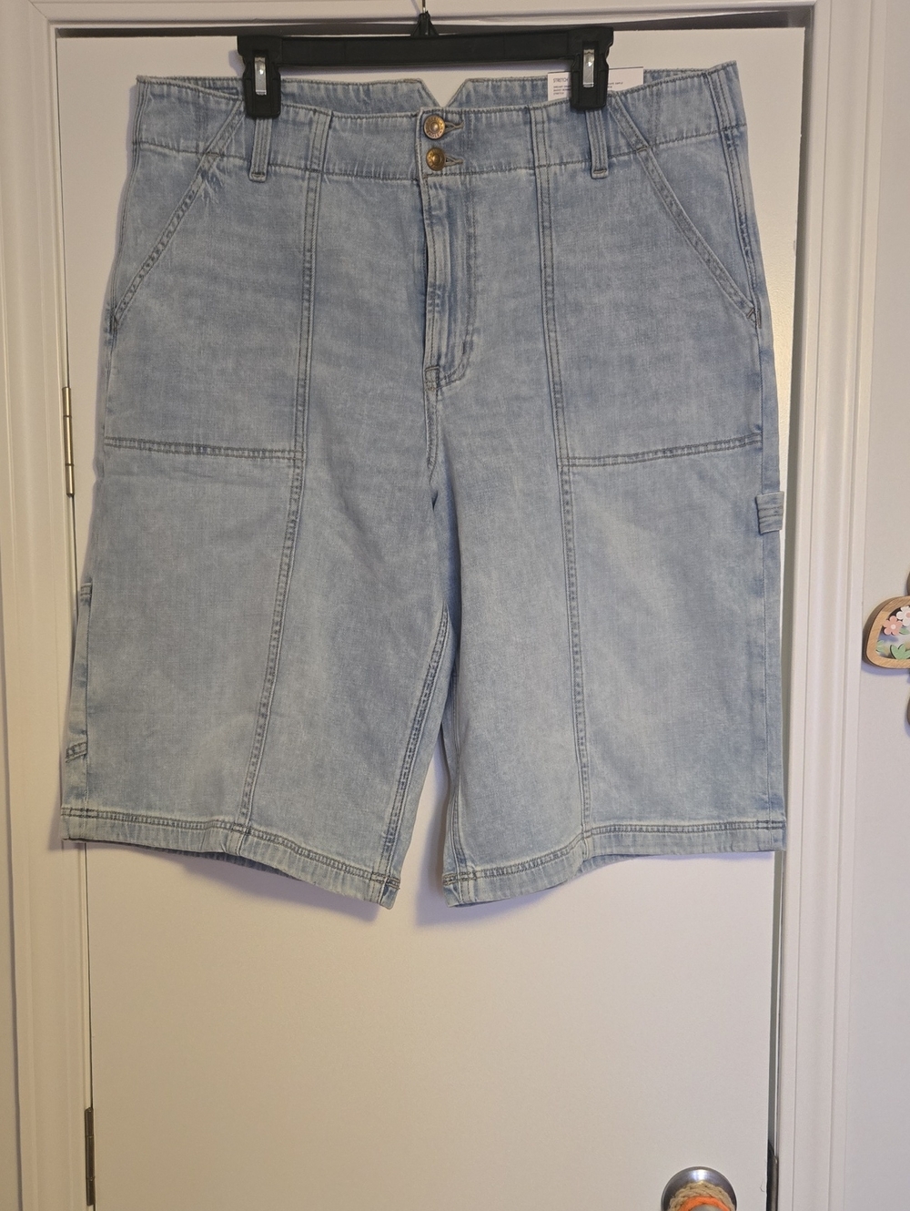 American Eagle Outfitters Light Blue Denim Women's Short